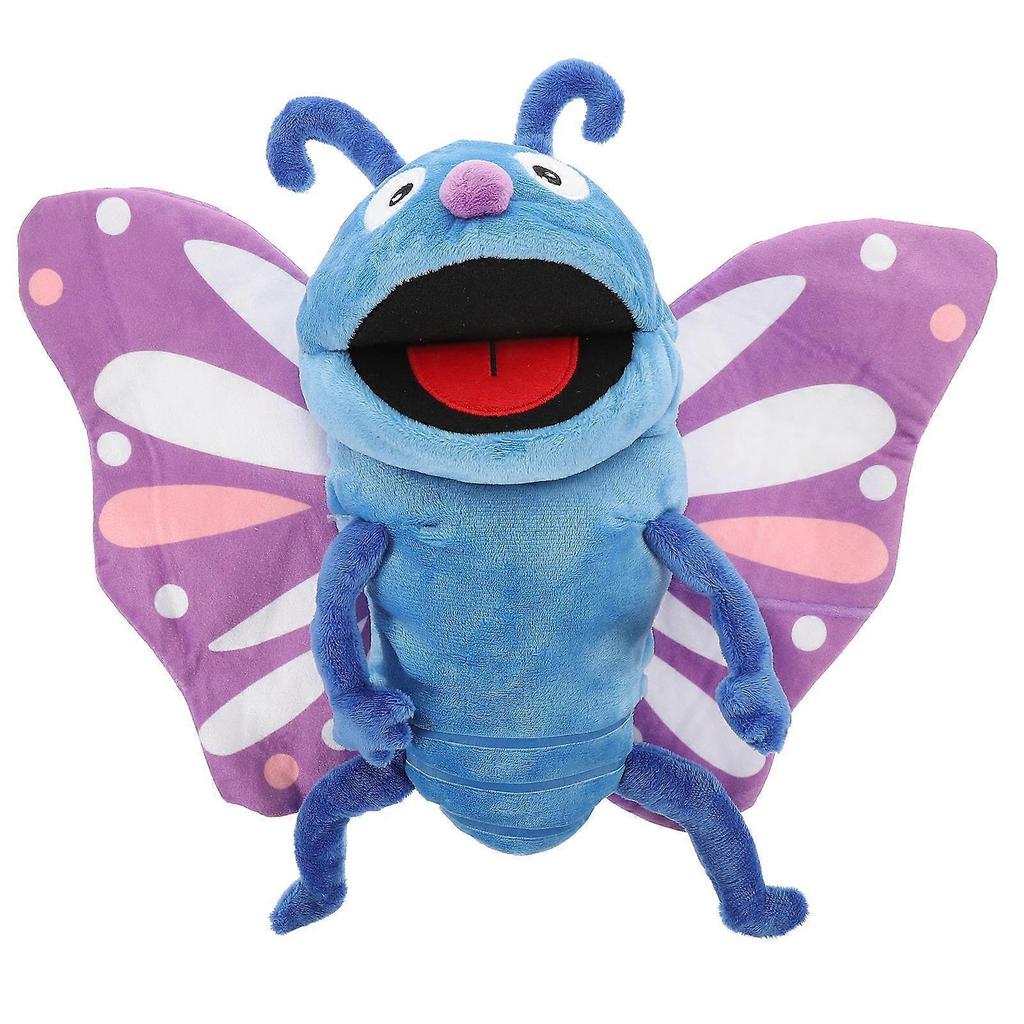 Plüsch-Schmetterlings-Handpuppe Stoffpuppe zum Geschichtenerzählen