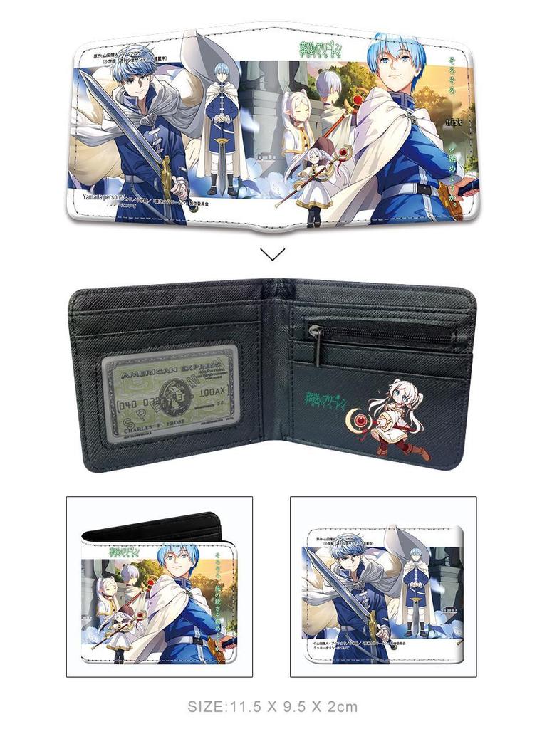 Frieren: Beyond Journey's End 3D Anime Coin Purse - Stereoscopic Embossed Cartoon Design