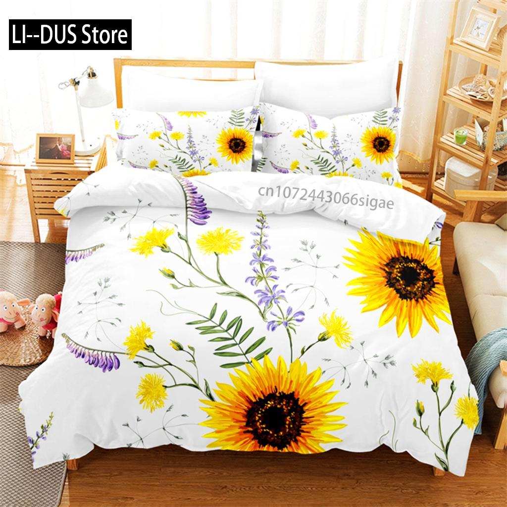 Flowers And Forests Bedding Set Duvet Cover Set 3d Bedding Digital Printing Queen Size Bedding Set Fashion Design