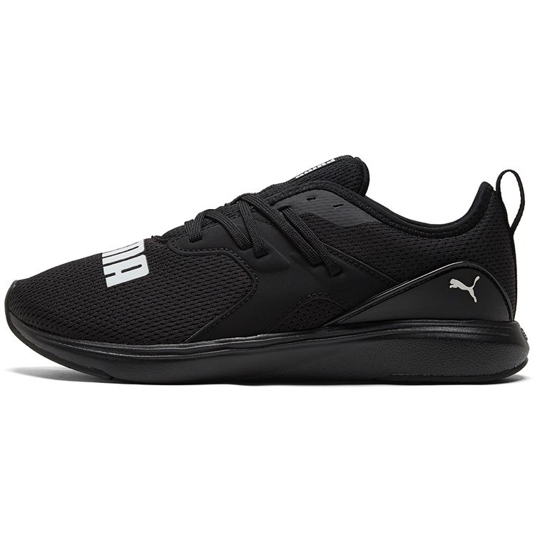 Puma Softride Cruise Unisex Black White Sneakers 376190-01 EU 36
