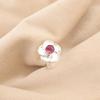Pink Tourmaline Gemstone Sterling Silver Statement Unique Cocktail Ring Jewelry RR-51-13