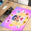 Custom Name True and the Rainbow Kingdom Printed Carpet, for Office Chair Living Room Bedroom Kitchen Room Decor Gifts.