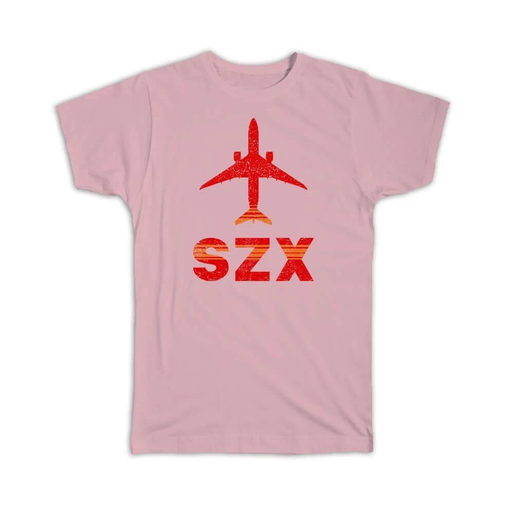 Gift T-Shirt : China Shenzhen Bao an Airport SZX Travel Airline Pilot AIRPORT 3XL