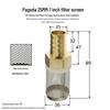 4/6/1 Inch Soft Water Hose & Oil Filter Screen Connector for Fish Tank Pump Impurity Isolation.