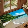 2D Seaside Landscape Carpets Modern Decoration Home Large Rug Living Room Sofa Area Carpet Bedroom Lounge Floor Mat Washable