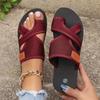Fashion Woman Slippers 2025 Trend Flat Thong Sandals Fashionable Outdoor Beach Sandals Summer New Platform Casual Slippers Slides Women