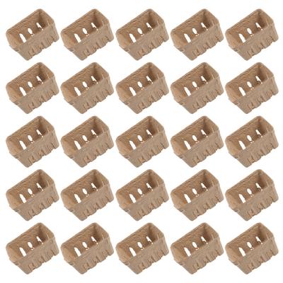 40Pcs Fruits Packaging Box Pulp Berry Basket Vegetable Fruit Packing Containers Fruit Basket Berry Storage Basket