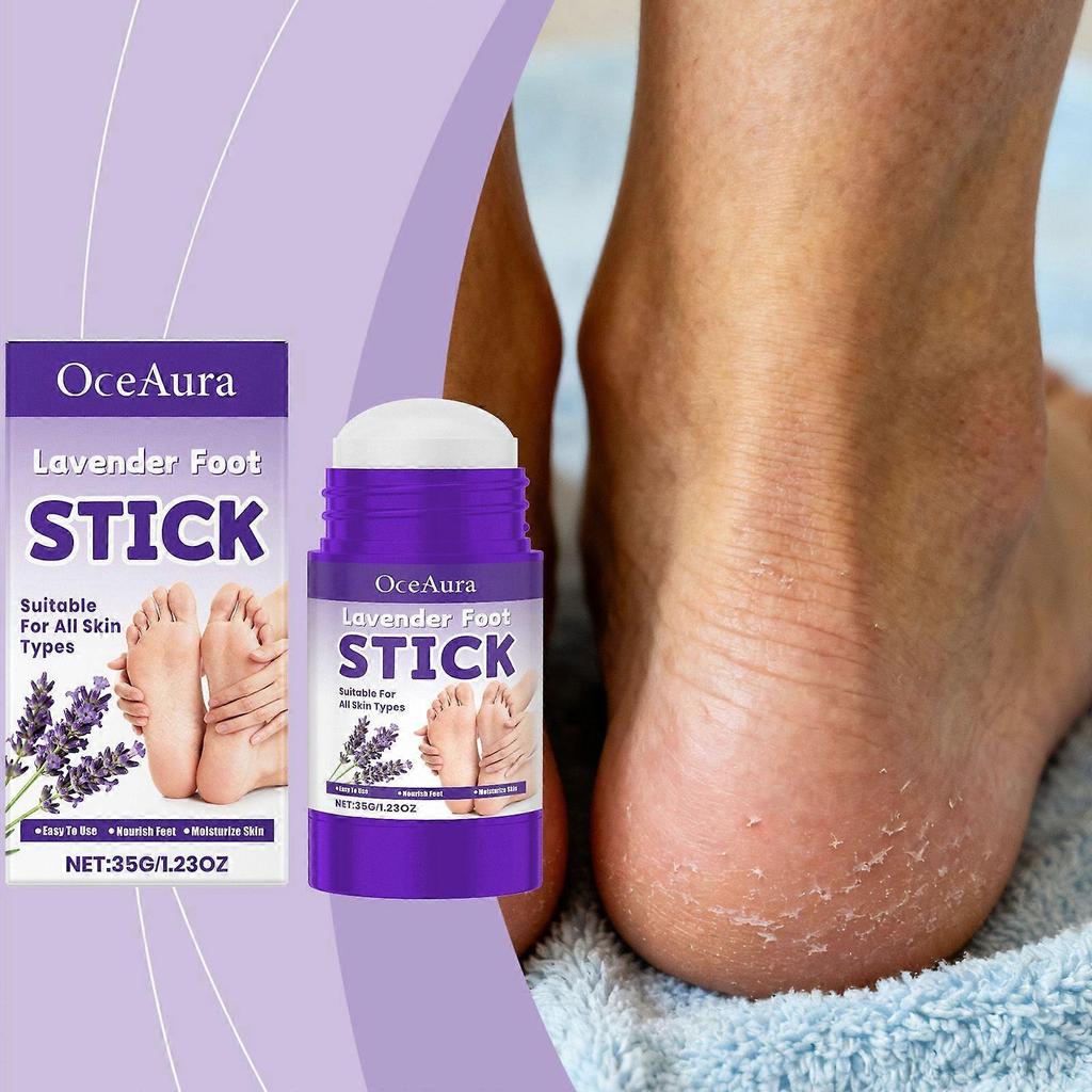 Oceaura Lavender Foot Moisturizing Stick Gentle And Refreshing Moisturizing Convenient Care For Foot Skin Tender Care