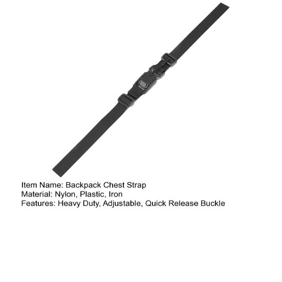 Mochila para atividades ao ar livre, cinta de peito, resistente, ajustável, para acampamento, mochila para caminhadas, fivela magnética de liberação rápida, cinta de fixação, cinto de peito antiderrapante