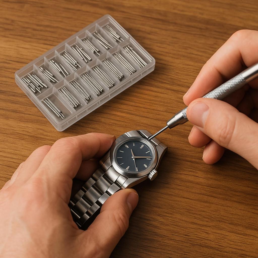 MagZen Watch Cotter Fits Repair and Large Capacity Storage Box Included Pins, 6mm-23mm Watches, Replacement, (360 Pins),