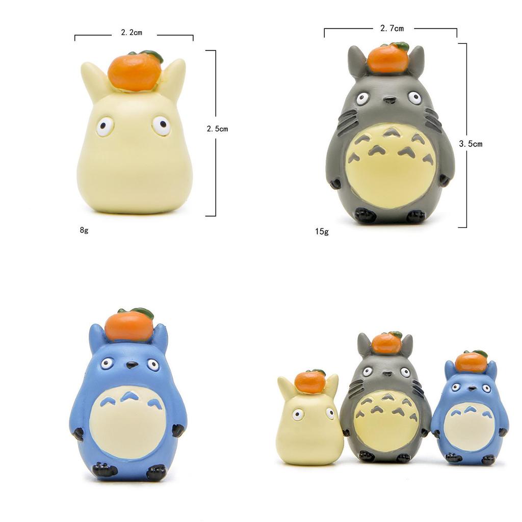 Kumquat My Neighbor Totoro Resin Cat Miniature Garden Scene For Home Decor Collectors