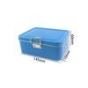Buckle Clasp Metal Storage Tin Box Food Safe Iron Container with Lid for Homemade Cookies Candies Holiday Gift Packaging