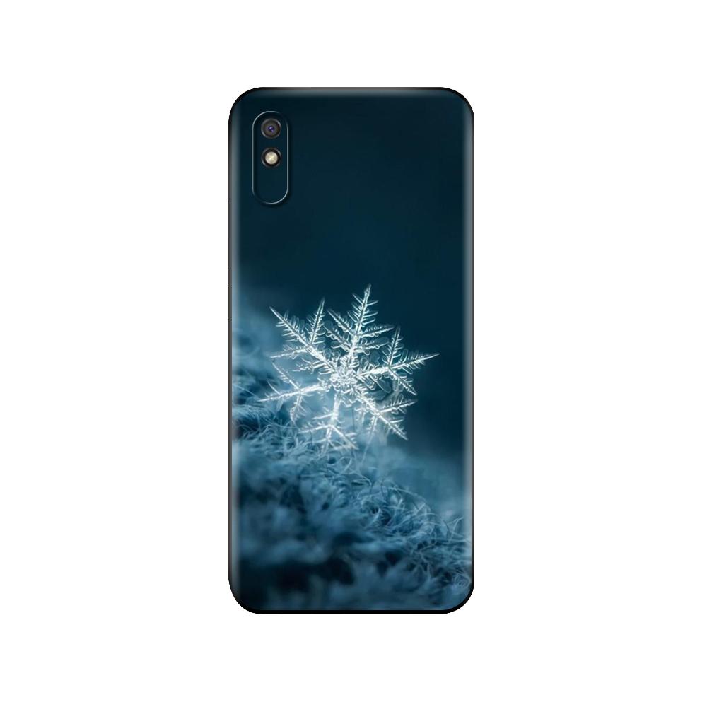 Black tpu Case For Xiaomi Redmi 7A 8 8A 9 9A 9C Case Redmi Note 8T 8 Pro T Note 9 9S 9 Pro Case Winter Snow Flowers Fashion