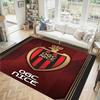 OGC Nice FC Design Crystal Velvet Carpet Cozy Non?Slip Printed Rug For Bedroom Living Room Entrance
