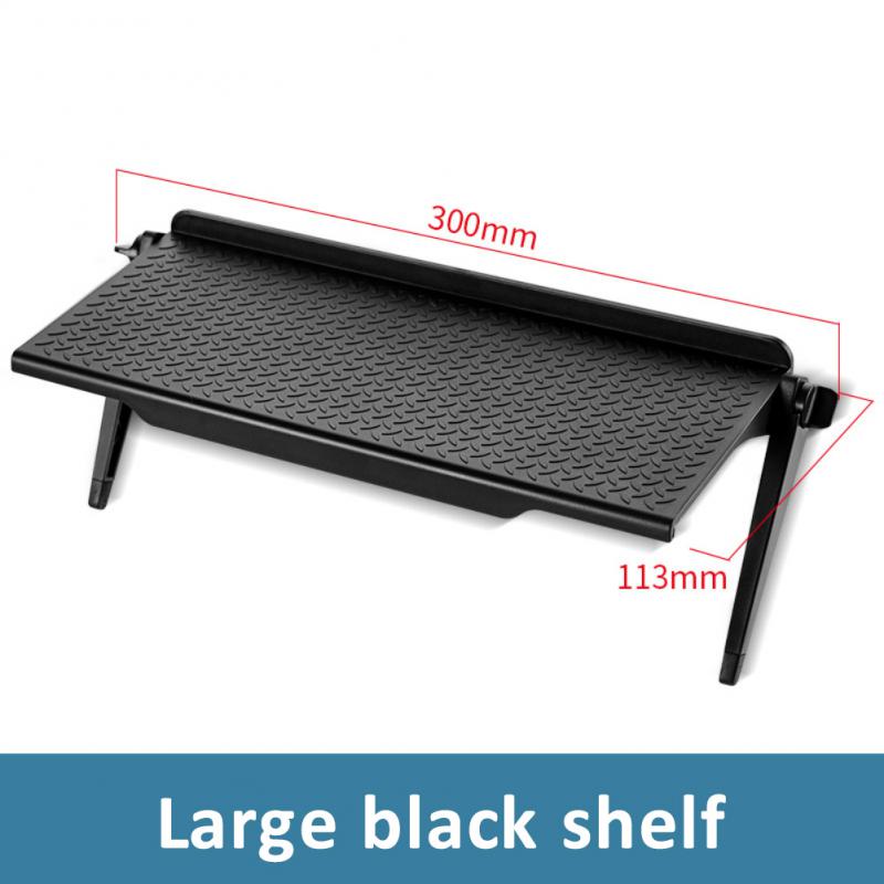 Display Screen Shelf Adjustable Home Organizer Desktop Display Stand Mini Holder Router Storage Rack Wall Mount Storage Portable
