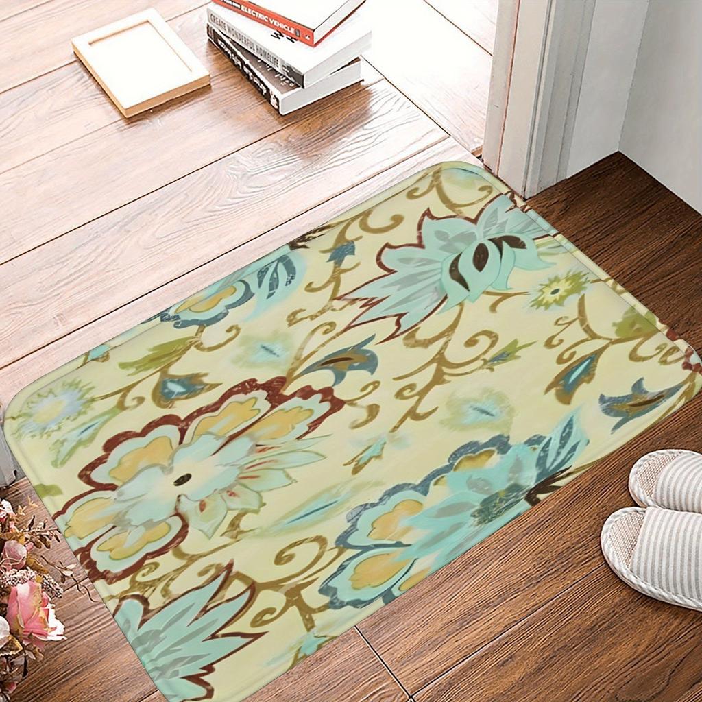 1PC Fantasy Forest Kitchen Rug Non-Slip Door Mat Pop Design Bathroom Rug Bath Mat Carpet for Home Sink Laundry Decoreeree