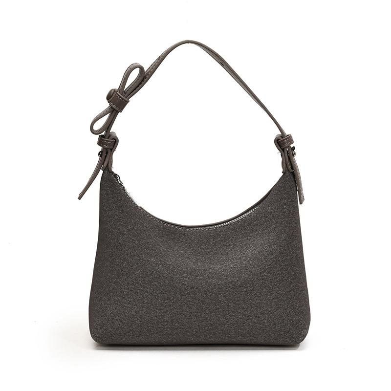 

Simple texture underarm bag women s new trendy large-capacity retro casual commuting shoulder messenger bag серый
