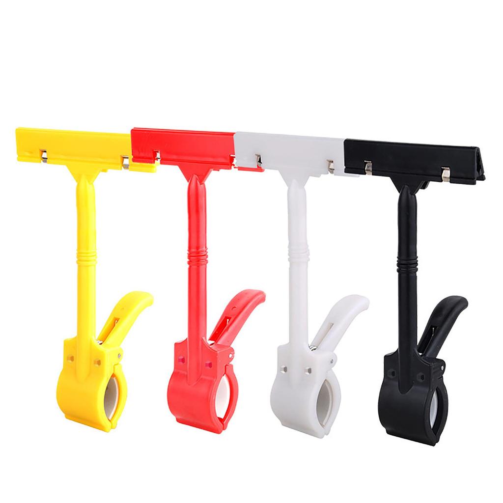 Doppelköpfiger Regaletikettenclip für Preisschilder in Supermärkten