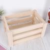 Vintage Wooden Multifunction Storage Box Elegant Hollow Design Organizer for Home Office School Storage Box Wooden Basket