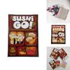Párty hra Sushi Go z papírového materiálu pro rodinné herní večery a zábavu na párty