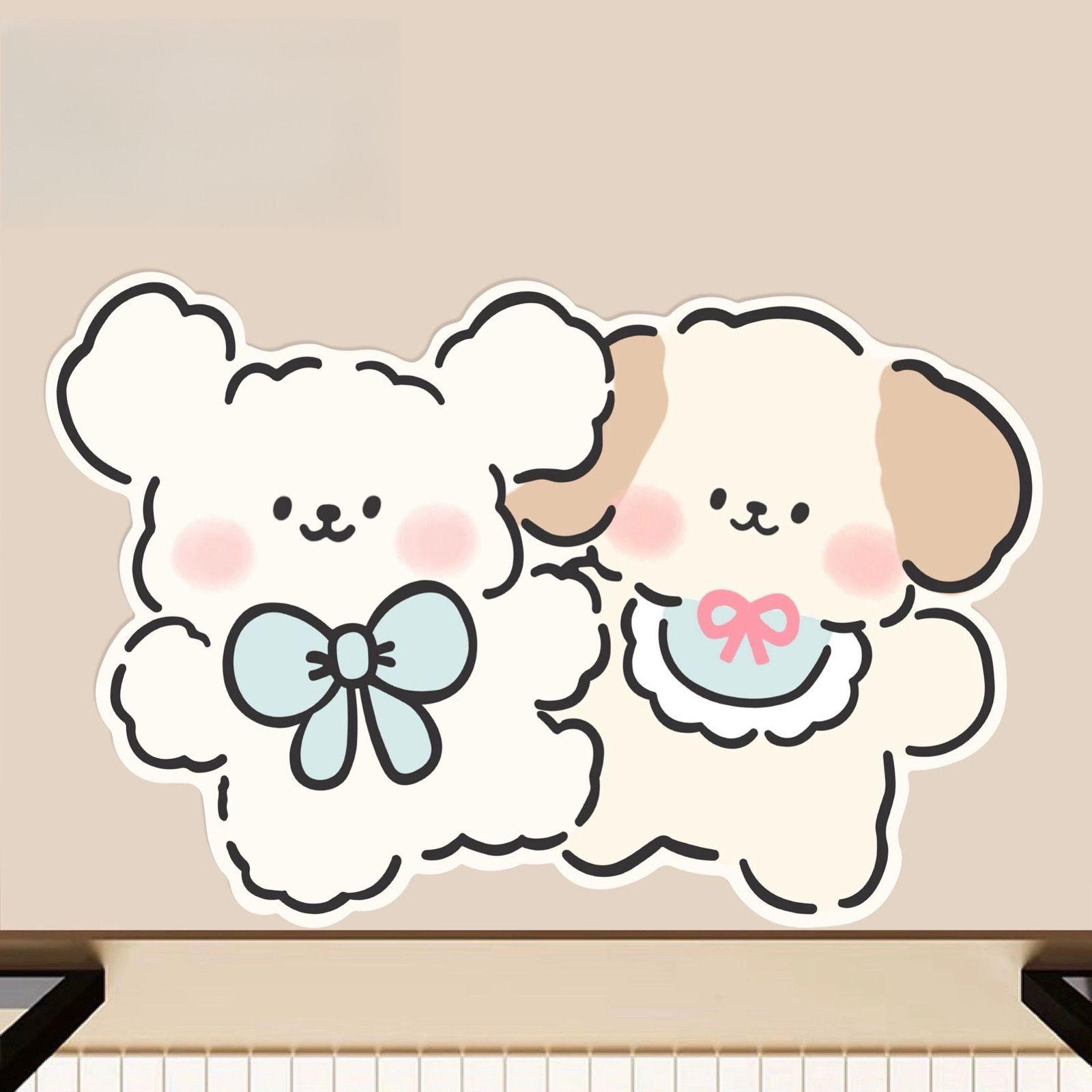 

Впитывающий коврик для пола с изображением щенка из мультфильма «Диатомовая грязь» для ванной комнаты, быстросохнущий противоскользящий коврик для туалета, износостойкий, простой в использовании напольный коврик 40 * 60cm