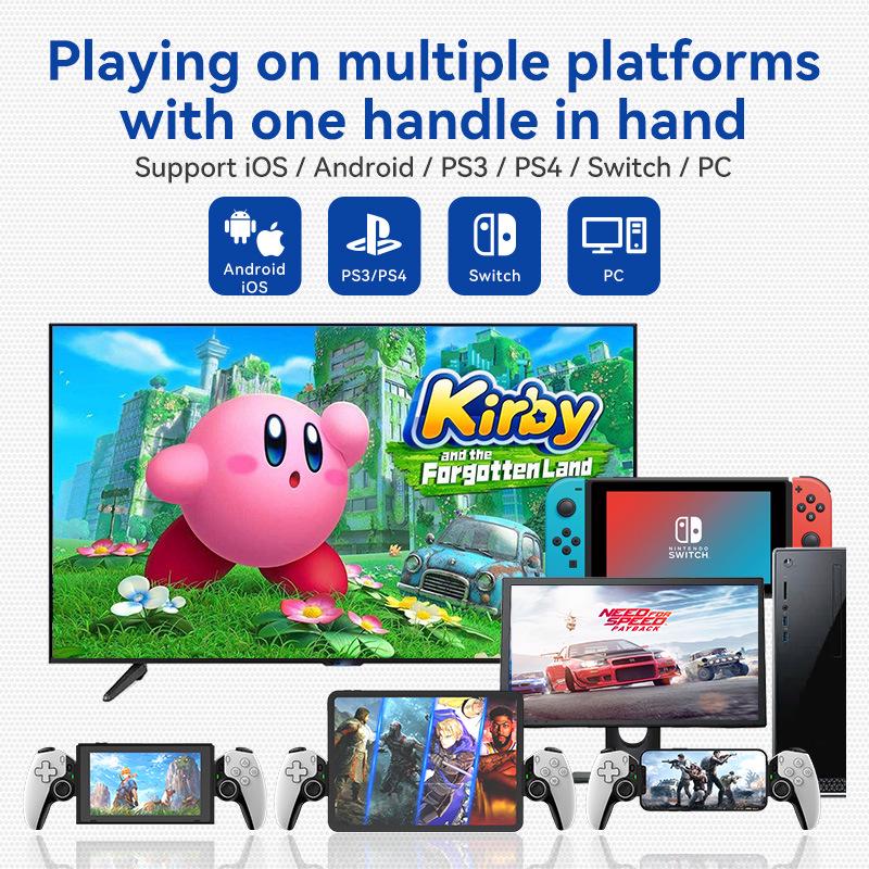 D9 Wireless Telescopic Gamepad for Tablet, Switch, PC, PS, Bluetooth Streaming