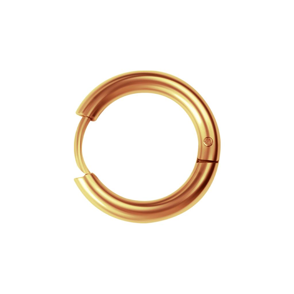 Ear Clip Fashion Simple Stainless Steel Earrings Studs Electroplated Coil Lotus Ear Jewelry Piercing Accessories