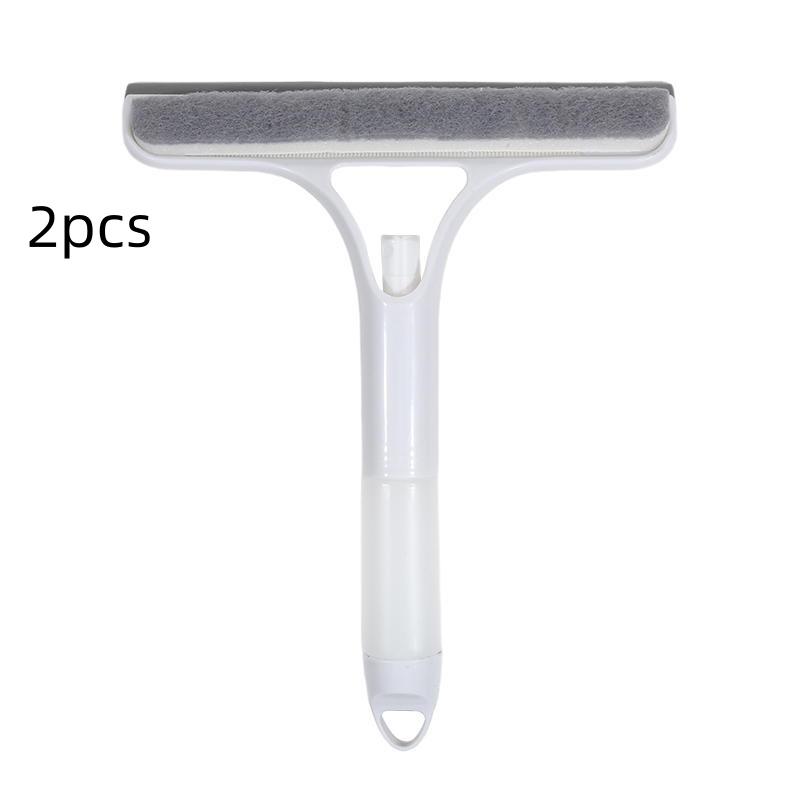 Mini Window Cleaning Squeegee 3 in 1 Multi Function Glass Mirror Microfiber Scrub Household Car Cleaner Tools