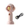 Spray Fan Cartoon Pet Shape Quiet Silent Motor USB Rechargeable Multi-Speed Wind Humidification Handheld Portable Mist Fan