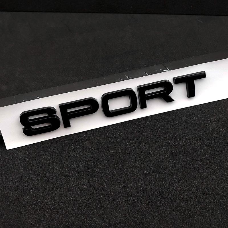 1Pc 3D ABS Logo Sport HSE Emblem Letters Car Trunk Badge For Land Rover Range Rover L320 Discovery Sport HSE Sticker Accessories