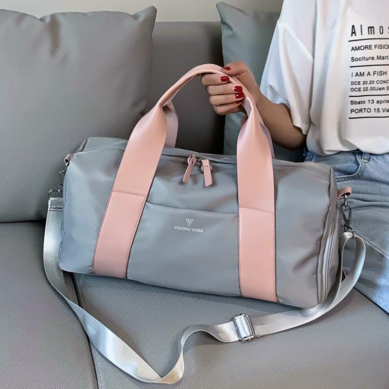 Neues Modell von Nass- und Trockentrennbeutel, Sport-Reise-Tasche, Handtasche mit großem Fassungsvermögen für Yoga und Fitness, individualisierbar mit Druck