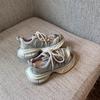 Cowhide Version~ Polished Platform Dad Shoes for Women's 2025 New Versatile Height-increasing Mesh Breathable Casual Sports Shoes