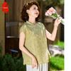 Neues Sommer-Outfit im chinesischen Stil für Frauen mittleren Alters