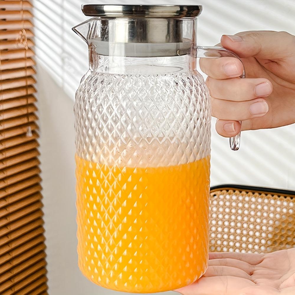 V-shaped Diversion Port Cold Water Jug Large Capacity Juice Jug Multifunctional Drinks Pot Home