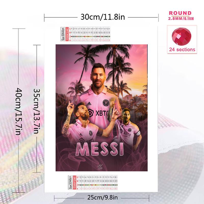 Leo poster 100% Round Full Drill 5D DIY Diamond Painting Embroidery Cross Stitch Rhinestone Décor
