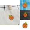 Cute Whimsical Peach Enamel Brooch Alloy Pin For Unique Personal Style And Decor