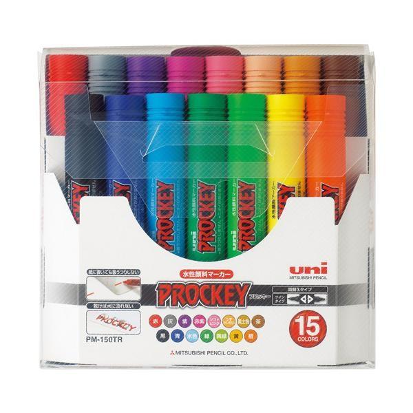 Mitsubishi Prockey Waterbased Pen ThickFine Twin 8 Color Set  12 Color Set  15 Color Set  18 Color Set