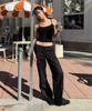 G Linen Slacks (Black)