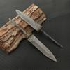DIY Semi-finished Damascus Steel Pattern Pu'er Tea  Knife Blank Accessories for Pu'er & Dark Tea Ceremony DIY Knife Cutter Tool