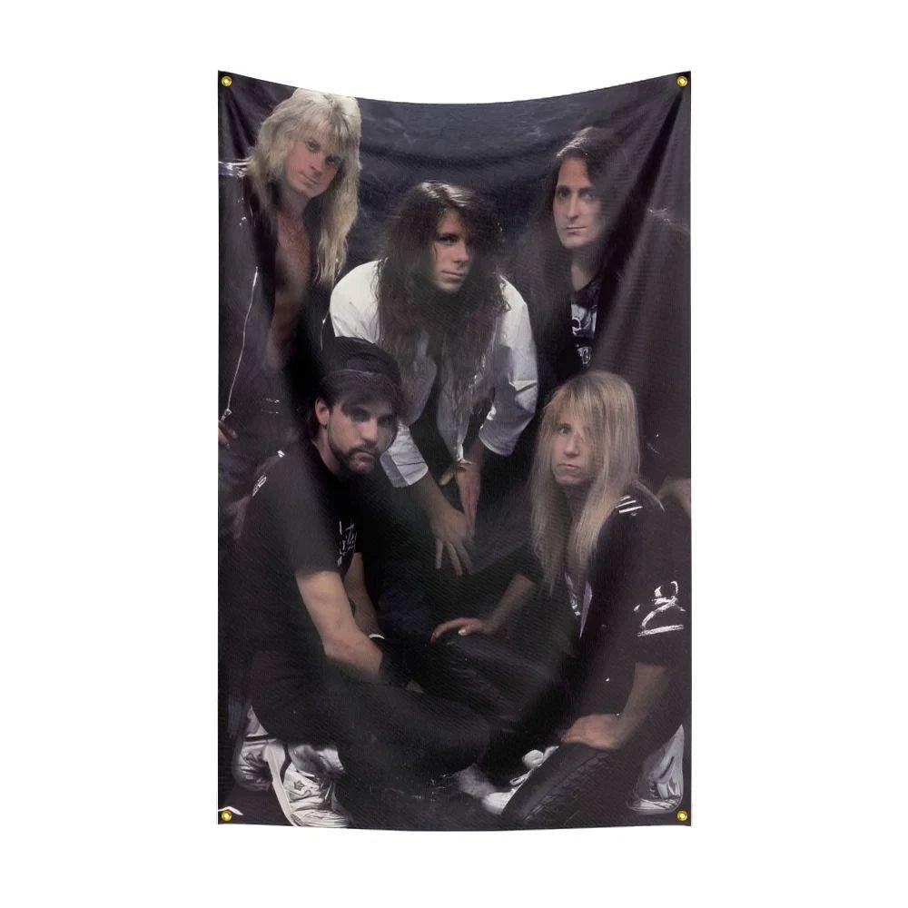 Tapestry by heavy metal band Savatage 75x100 чёрный