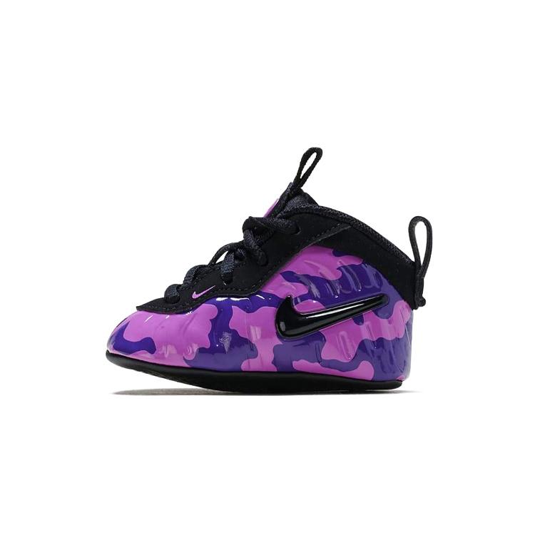 

New Nike Little Posite Pro Crib Purple Camo I 643145-012 17