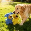 Cartoon Pet Shake Sound Toy Bite-resistant Pet Chew Plush Toy Durable Squeaky Dog Toy  Gift