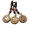 Brass Rotating Zodiac Keychain Pendant: Unisex Creative Handicraft