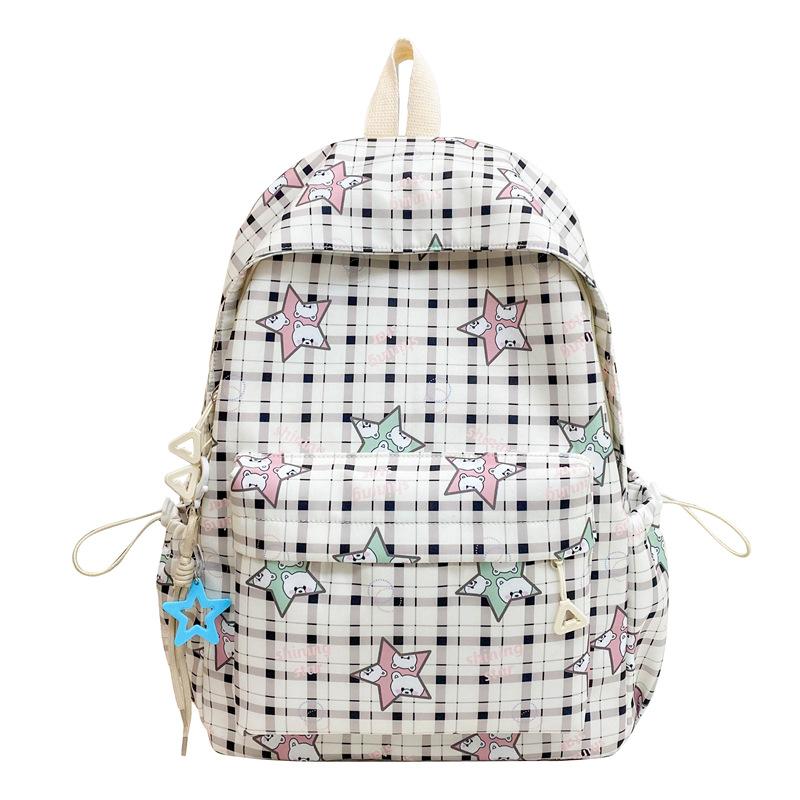 Rucsac usor de mare capacitate Rucsac pentru femei cu imprimeu desenat