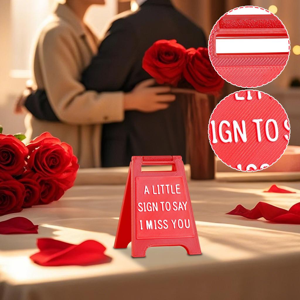 “A Little Sign To Say I Love You” , Keepsake Love Plaque, Sign For Anniversary, Valentine’s Day & Sweet Gifts
