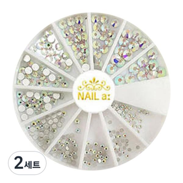 

Набор деталей для ногтей Nail Room, 023 MC Stone Crystal AB, 2 комплекта