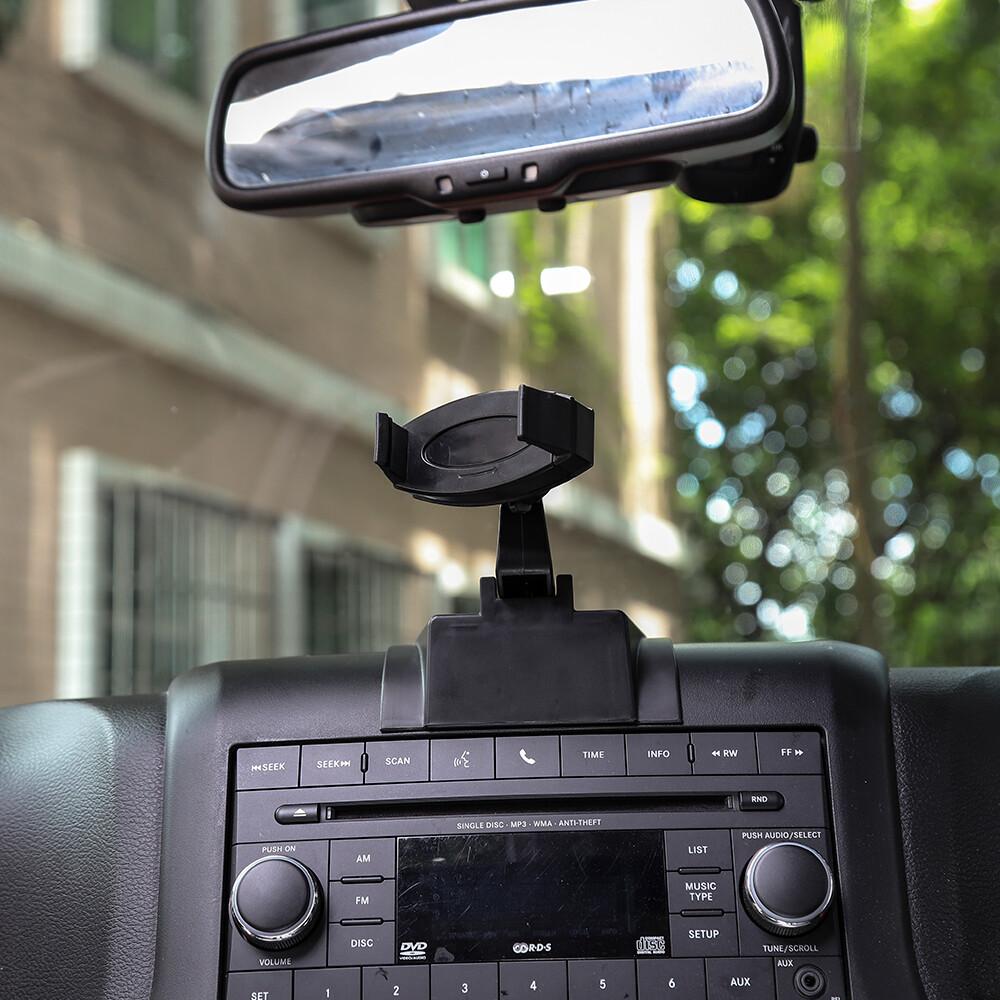 Car Phone Mount Cell Phone Holder Dashboard for Jeep Wrangler 2011-17 JK JKU