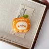 Adorable Double-Layer Cartoon Hamburger Bun Plush Hairpin for Babies