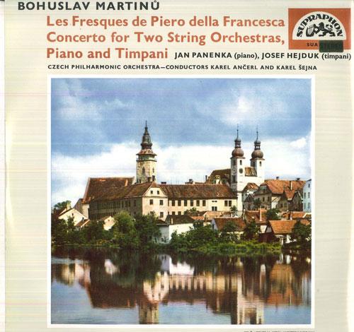 LP Record KAREL ANCERL, KAREL SEJNA, CZECH PH - Martinu Les Fresques De Piero Della SUAST50109 SUPRAPHON 1979 Czech Repu Classical Used