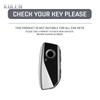 Leather Car Remote Key Case Cover Shell For Bmw 7 Series I7 X7 Ix Lci X1 U11 G70 G09 G21 F40 M3 M4 Xm U06 G81 Ix3 Accessories